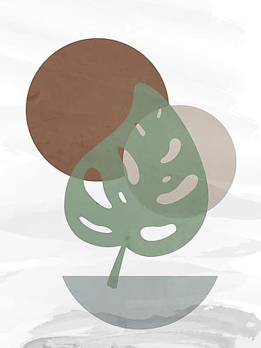 Modern Botanical 2 Art Print