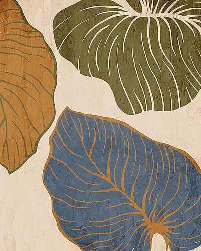 Nuetral Palms 1 Art Print