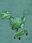 Dino Club 4 Art Print