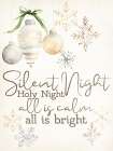 Silent Night Snowflakes Art Print