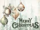 Merry Ornaments Art Print