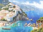Almafi Coast Landscape Print