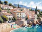 Cote d├óΓé¼ΓäóAzur Landscape Print