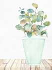 Spring Greens Vase 2 Botanical Print