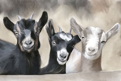 My Three Animals Print