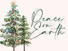 Peace On Earth Pine Art Print