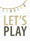 Play 1 Minimalist Print