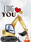 Construction Valentine 3 Art Print