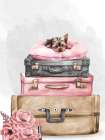 Pup Travel 2 Art Print