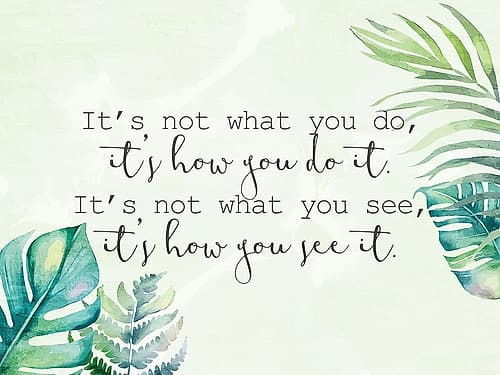 My Palms 6 Inspirational Print