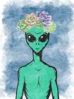 Succulent Space 2 Art Print