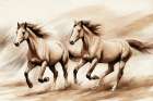 Run Free Art Print