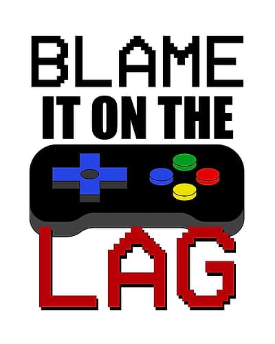 Blame It Blue 1 V2 Games and Sports Print