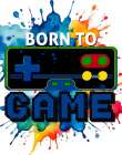 Gamer Zone Splash 2 V2 Art Print