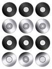 Monotone Vinyls Art Print
