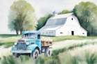 By The Barn Art Print