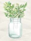 Mason Jar Greens 2 Art Print
