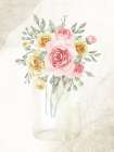 Pink And Gold 2 Art Print