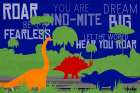 Dinosaur Roar Art Print