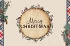 Merry Christmas Round 2 Art Print