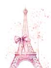 Bow Paris 1 Art Print