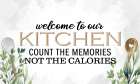 Count The Memories Kitchen Print