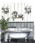 Black And White Bath 2 Bathroom Art Print