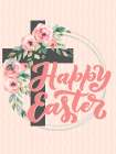 Happy Easter Cross Art Print