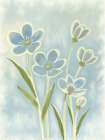 Blue Petals 1 Art Print