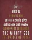 For Unto Us Art Print