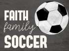 Faith Sports 3 Art Print