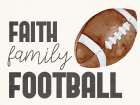 Faith Sports 4 Art Print