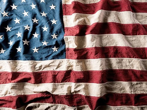 USA Flag Art Print