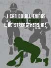 I Can Play Football Green Art Print