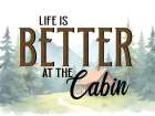 Cabin Life 2 Art Print