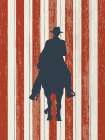 Cowboy Stripes 1 Art Print