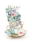 Tea Cup Stack 2 Art Print