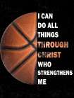 Through Christ Basketball Art Print