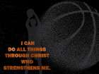 I Can Do All Things Basketball Art Print