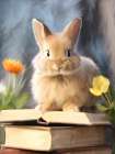 Bunny Stack Art Print