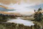 Sunset Pond Art Print