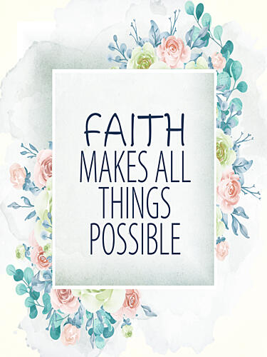 Faith Bloom Aquarelle reproduction