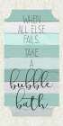 Bubble Bath 1 Bathroom Art Print