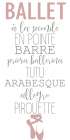Ballet Subway Art Print