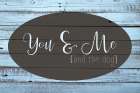 You and Me and the Dog Art Print