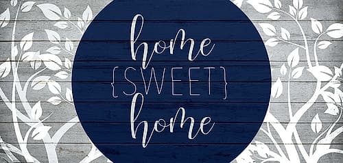 Home Sweet Home Tree Art Print