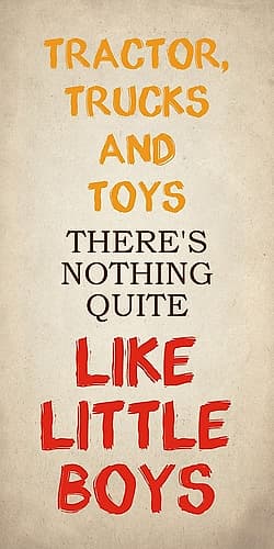 Little Boys 5 Art Print