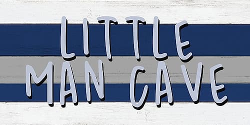 Little Man Cave Kids Print