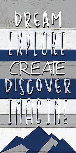 Dream Explore Kids Print