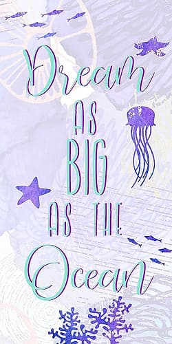 As Big as the Ocean 1 Art Print